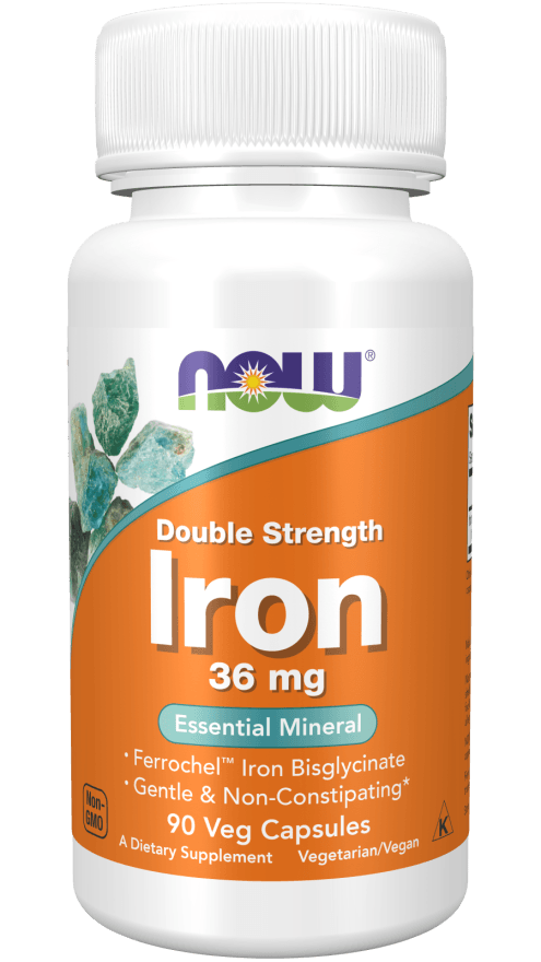Now Iron 36mg 90vc