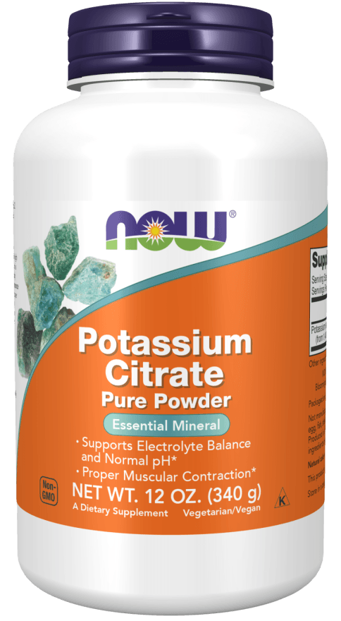 Now Potassium Citrate Pwdr 12z