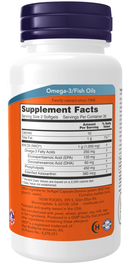 Now Krill Oil 500mg 60sg