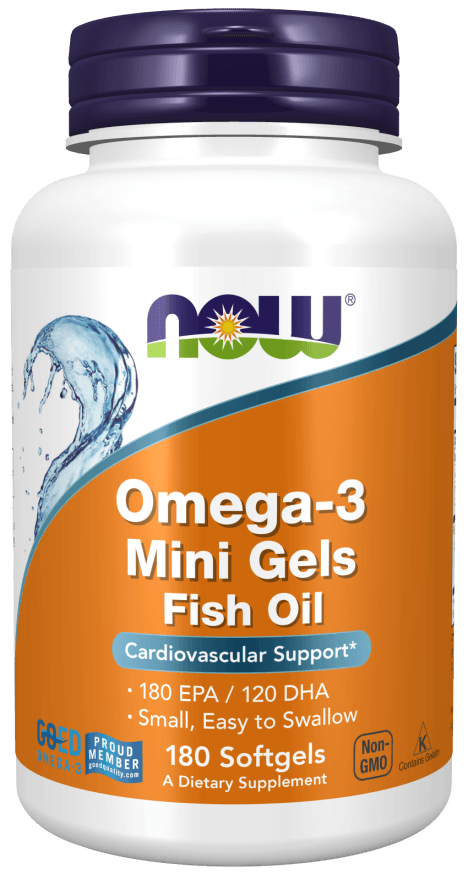 Now Omega-3 MiniGels 500mg 180sg