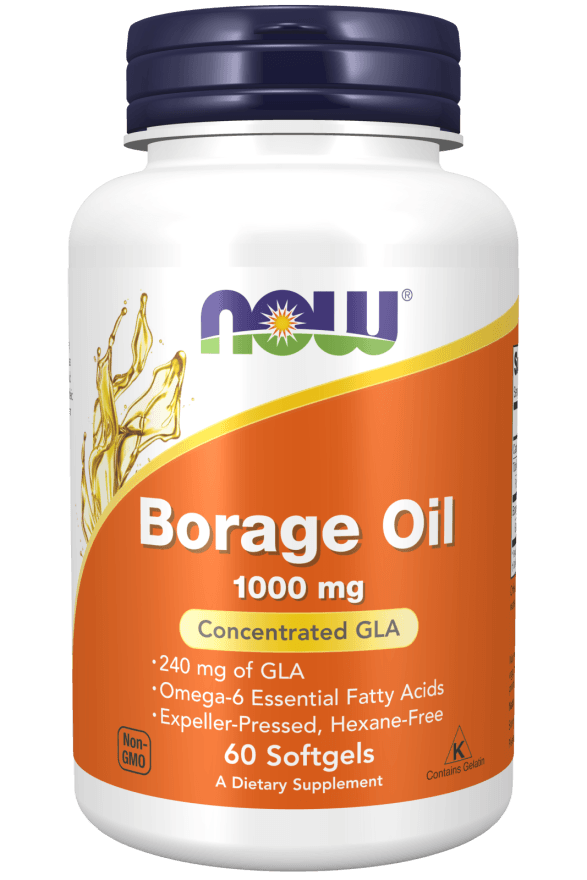 Now Borage Oil 1000mg 60sg