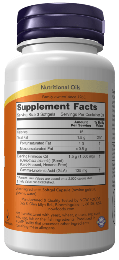 Now Evening Primrose 500mg 100sg
