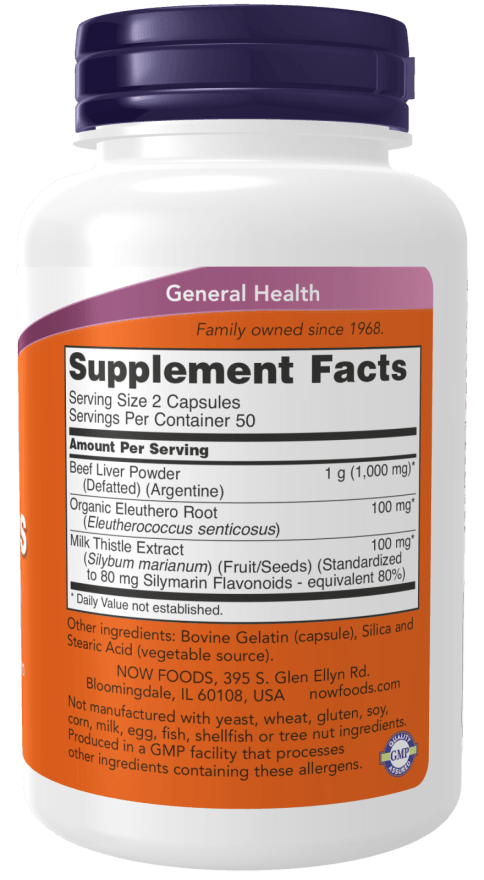 Now Liver Extract Caps 100cp
