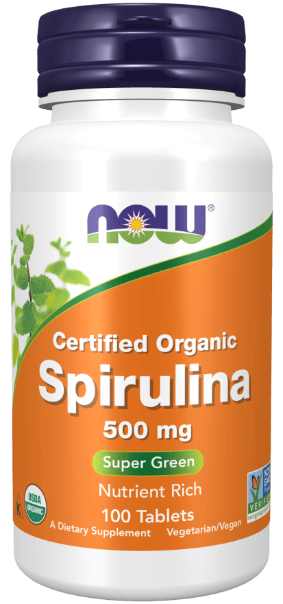 Now Spirulina 500mg 100t