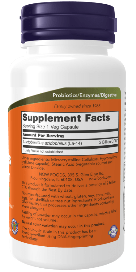 Now Acidophilus 2 Billion 100c