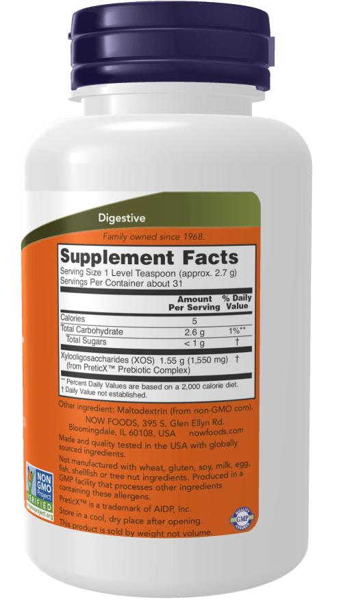 Now Prebiotic Bifido Boost Powder 3oz