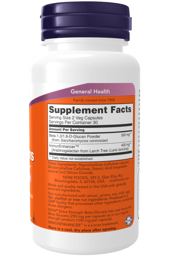 Now Beta-Glucan 250mg 60vcp