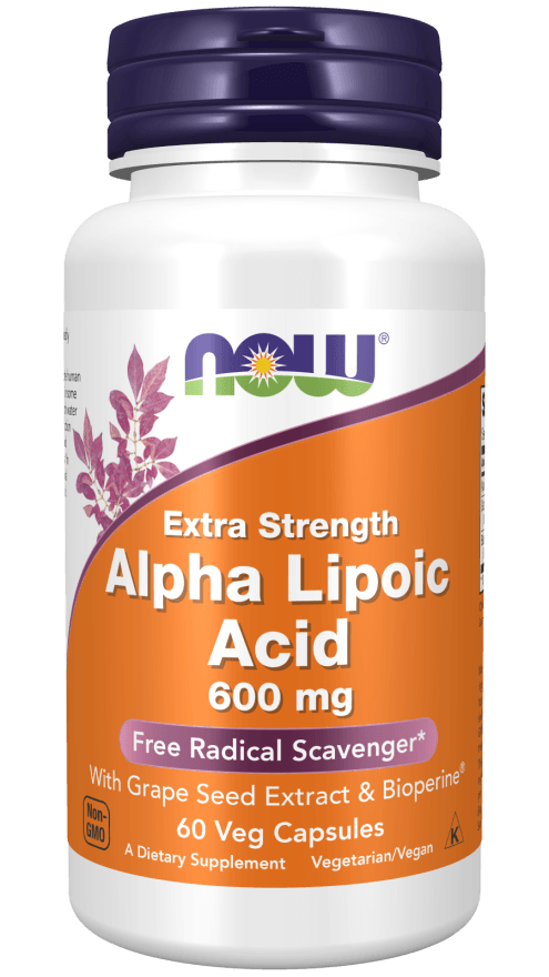 Now Alpha Lipoic 600mg 60vc