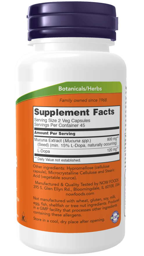 Now DOPA Mucuna 90vc