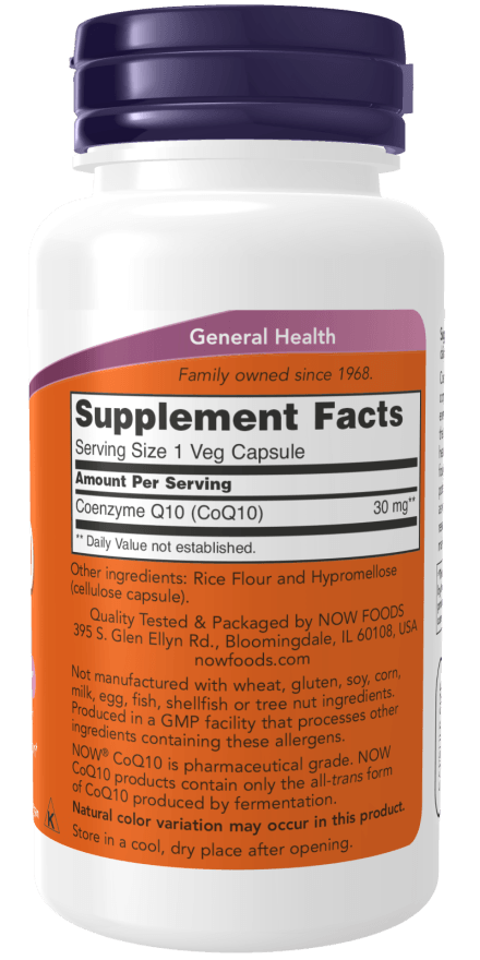 Now CoQ10 30mg 60cp