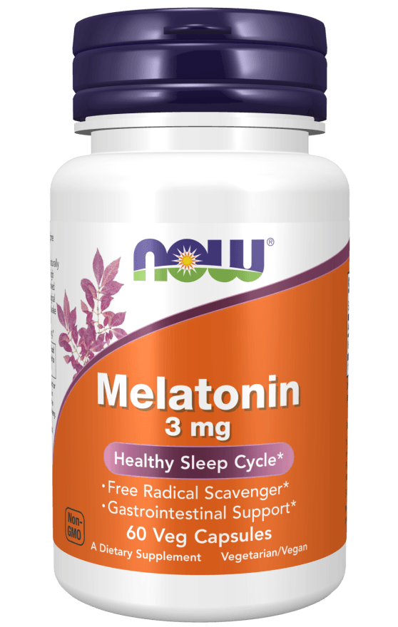 Now Melatonin 3mg 60cp