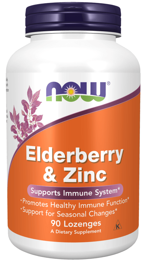 Now Elderberry Zinc 90lz