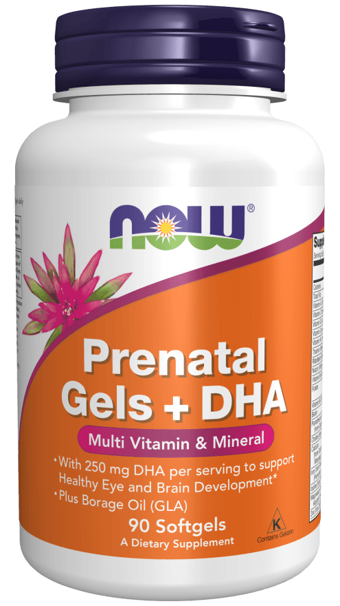 Now Prenatal Gels + DHA 90sg