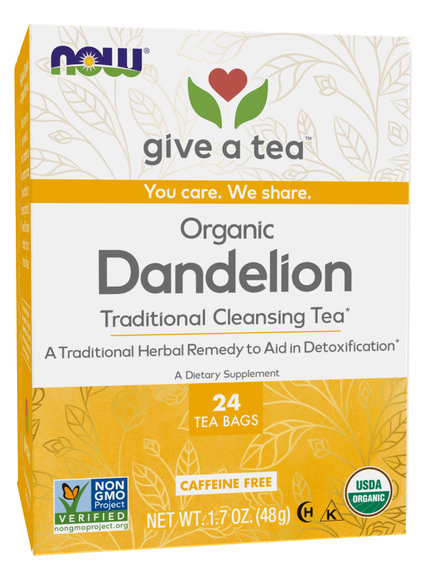 Now Dandelion Cleansing Tea 24bg