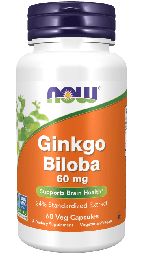 Now Ginkgo Biloba 60cp