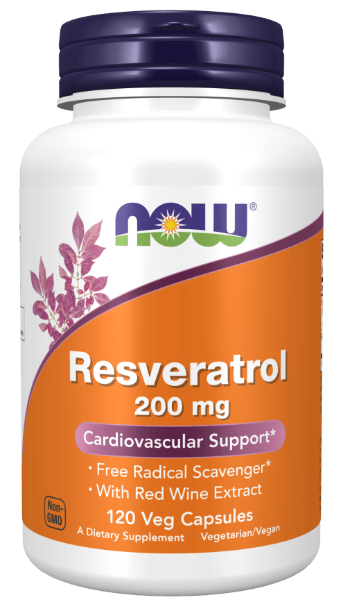 Now Resveratrol 200mg 120cp
