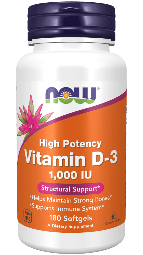 Now Vit D-3 1000iu 180sg