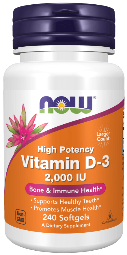 Now Vit D-3 2000iu 240sg