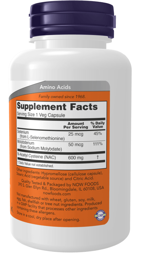 Now NAC 600mg 250vcp