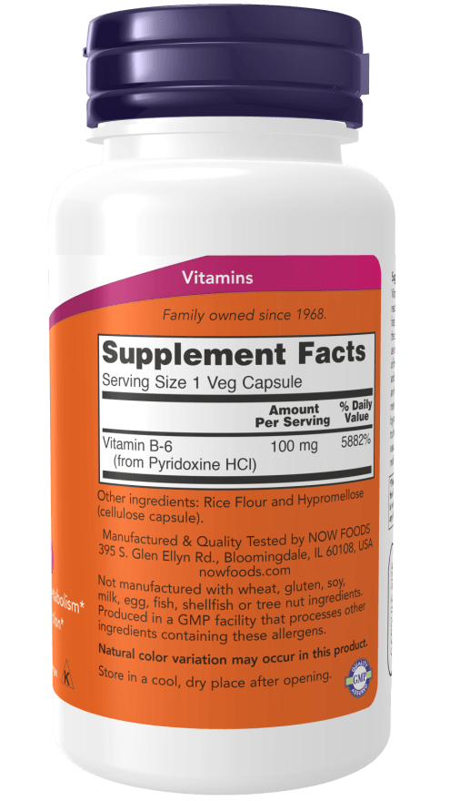 Now B-6 100mg 100cp