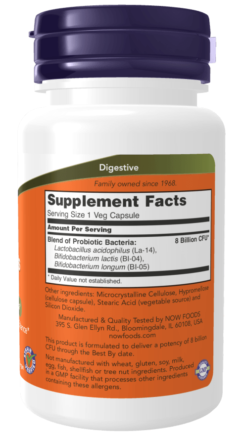 Now 8Bil Acid Bifidus 60cp