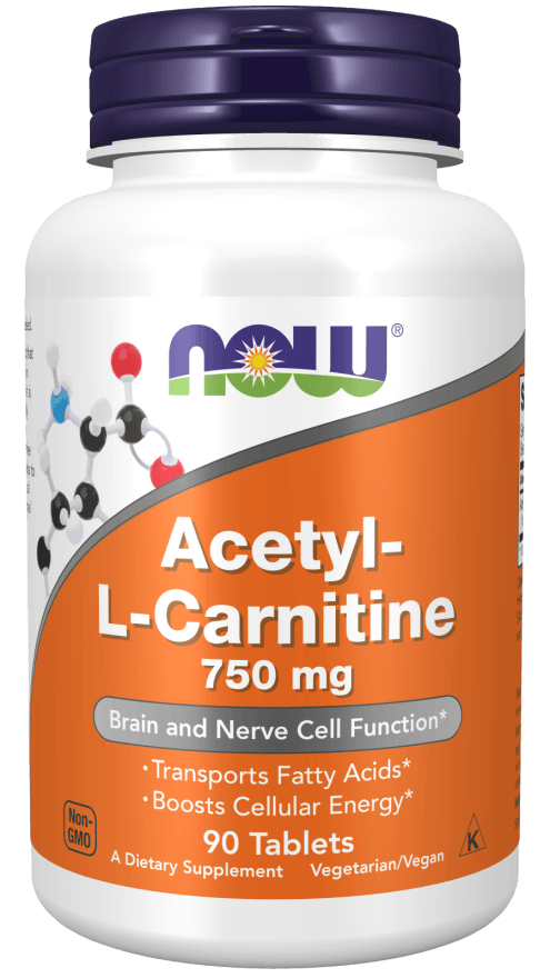 Now Acetyl-L Carnitine 750mg 90ct