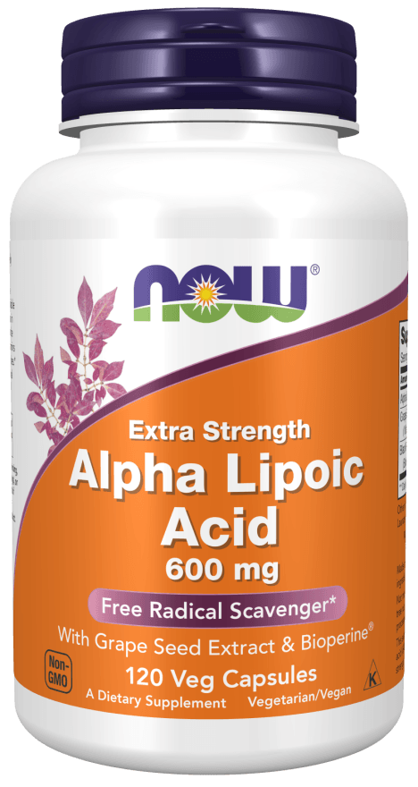Now Alpha Lipoic 600mg 120vc