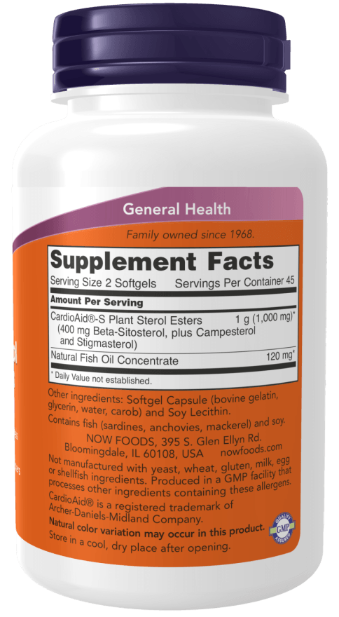 Now Beta-Sitosterol Plant Sterols 90sg