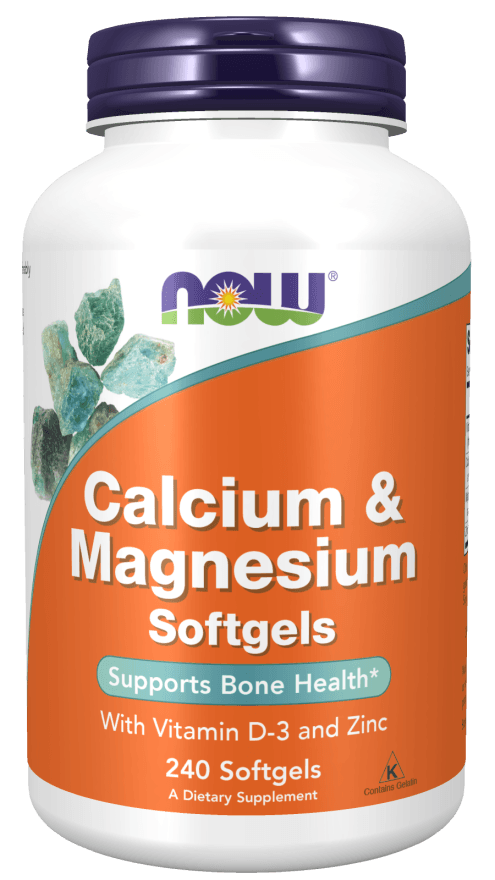 Now Calcium & Magnesium with Zinc and D3 240sg