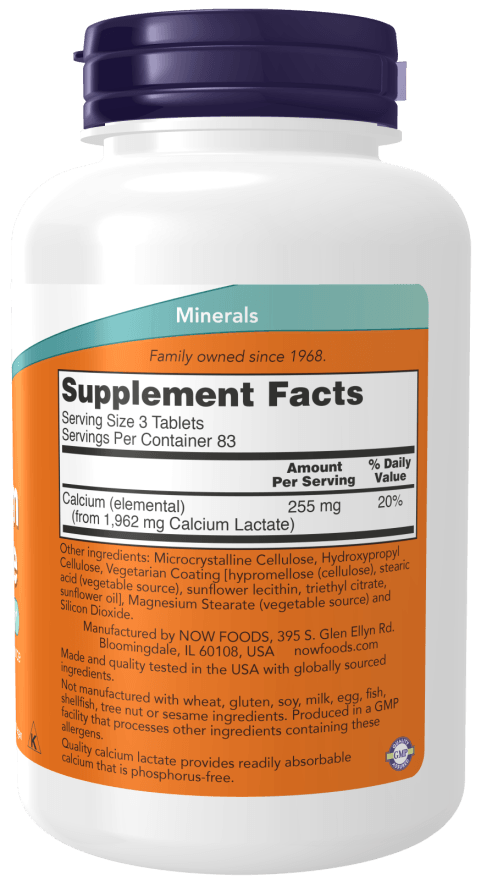 Now Calcium Lactate 250tb