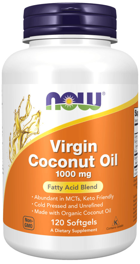 Now Coconut Oil Virgin 120sg