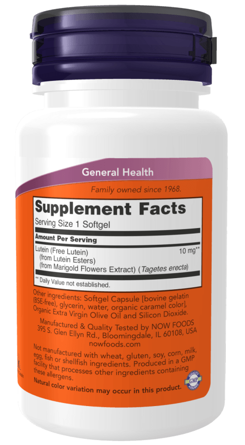Now Lutein 10 mg 60sg