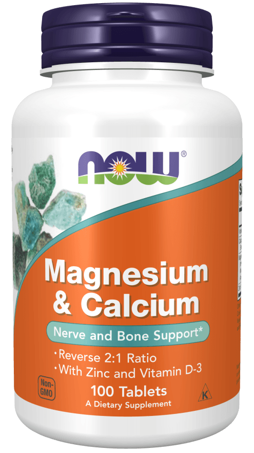 Now Magnesium Calcium +D 100tb