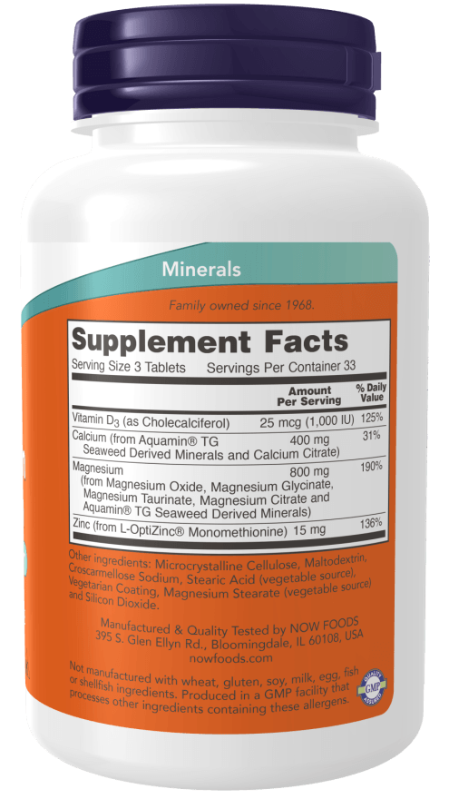 Now Magnesium Calcium +D 100tb