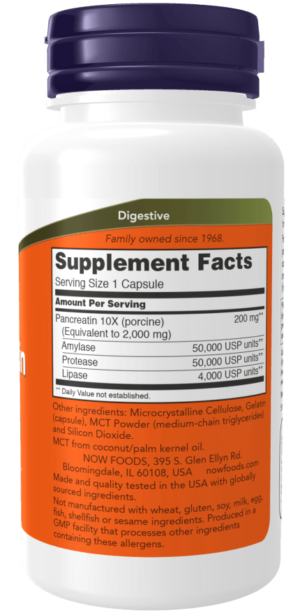 Now Pancreatin 2000 100cp