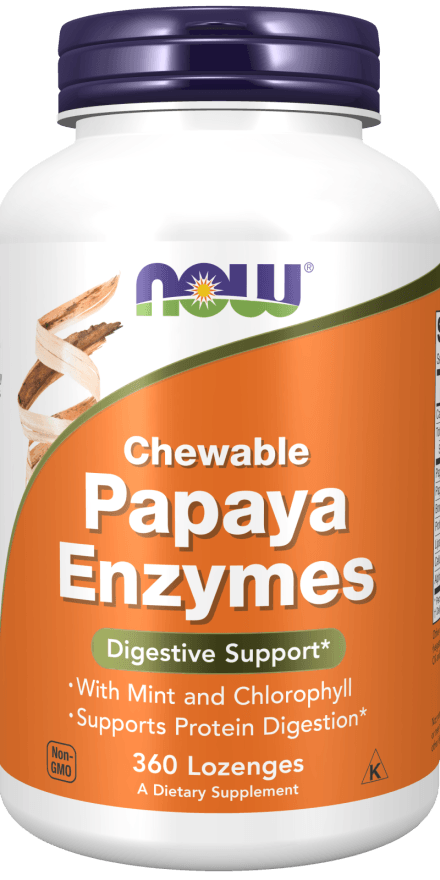 Now Papaya Enzymes 360ch