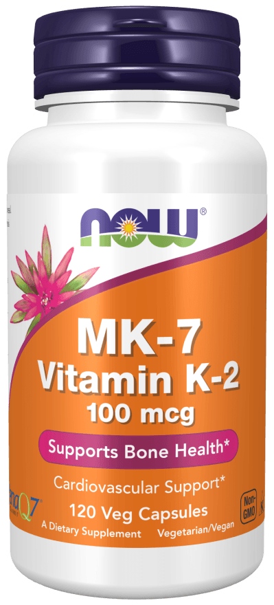 Now Vit K-2  MK-7 100mcg 120vc