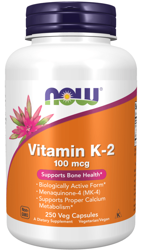 Now Vit K-2 100mcg 250vc
