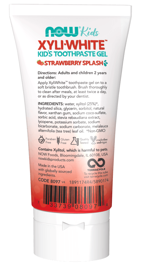 Now XyliWhite Kids Strwb 3oz