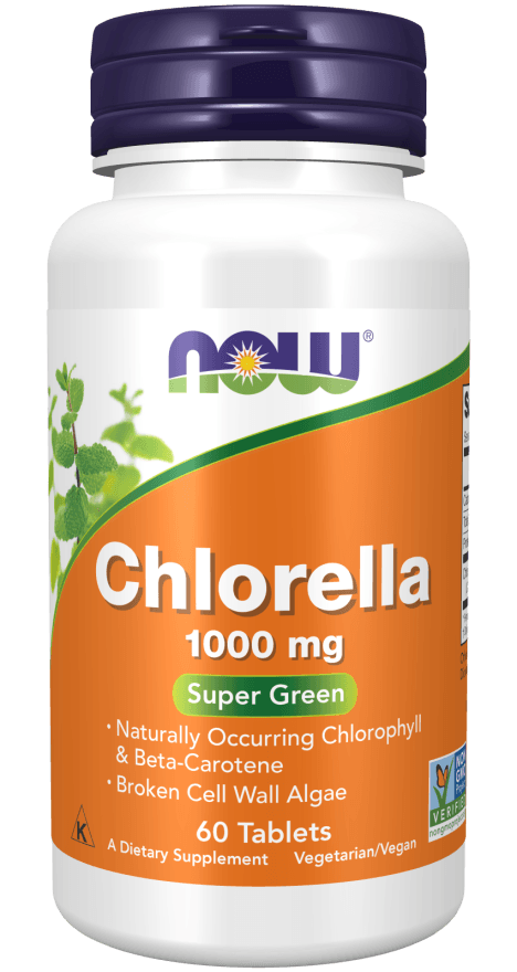Now Chlorella 1000mg 60t