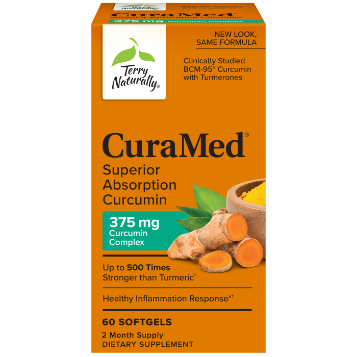Terry Naturally CuraMed 375mg 60sg