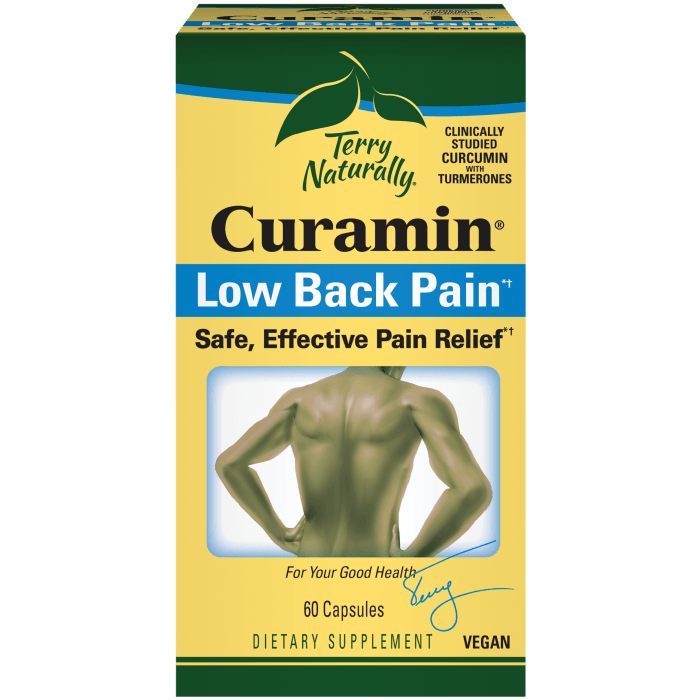 Terry Naturally Curamin Low Back Pain 60cp