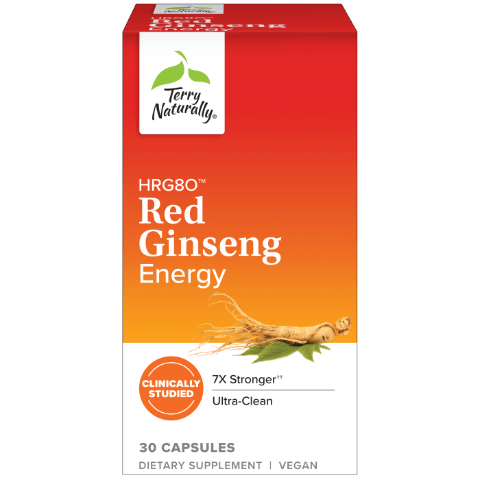 Terry Naturally Red Ginseng 30cp