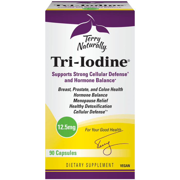 Terry Naturally Tri-Iodine 12.5mg 90cp