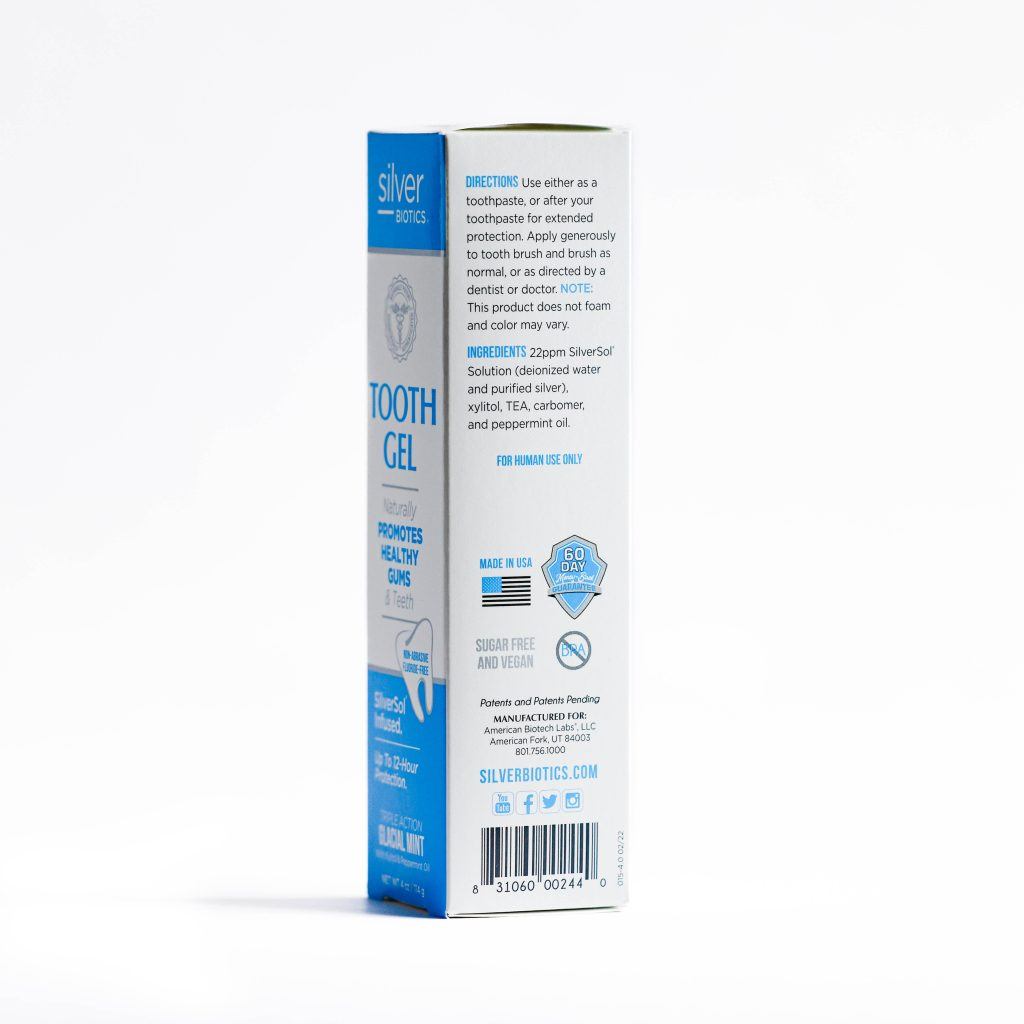 ABLabs SilverSol ToothGel 4oz