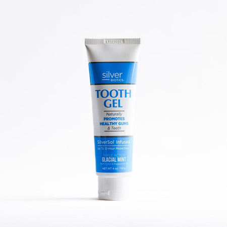 Front Label ABlabs Silversol Toothgel 4oz | Healthway
