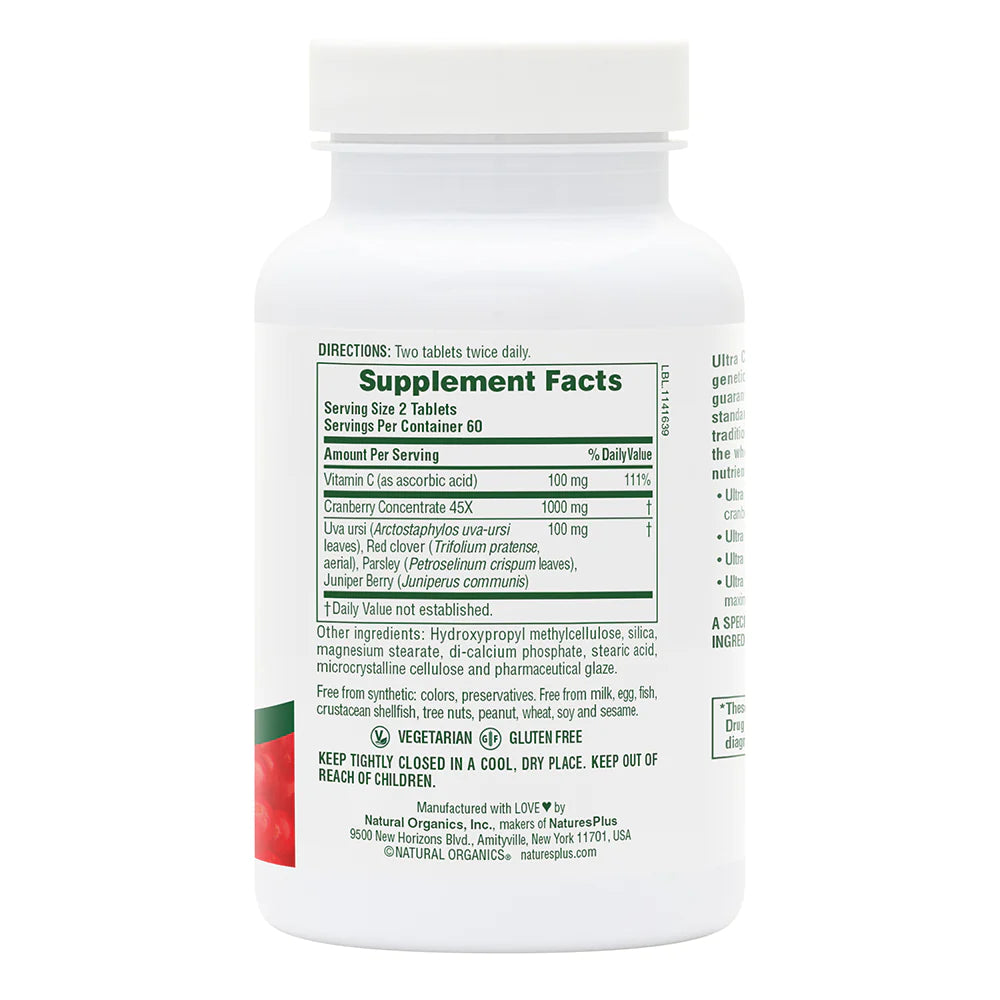 Natures Plus Ultra Cranberry 1000mg-[HealthWay]
