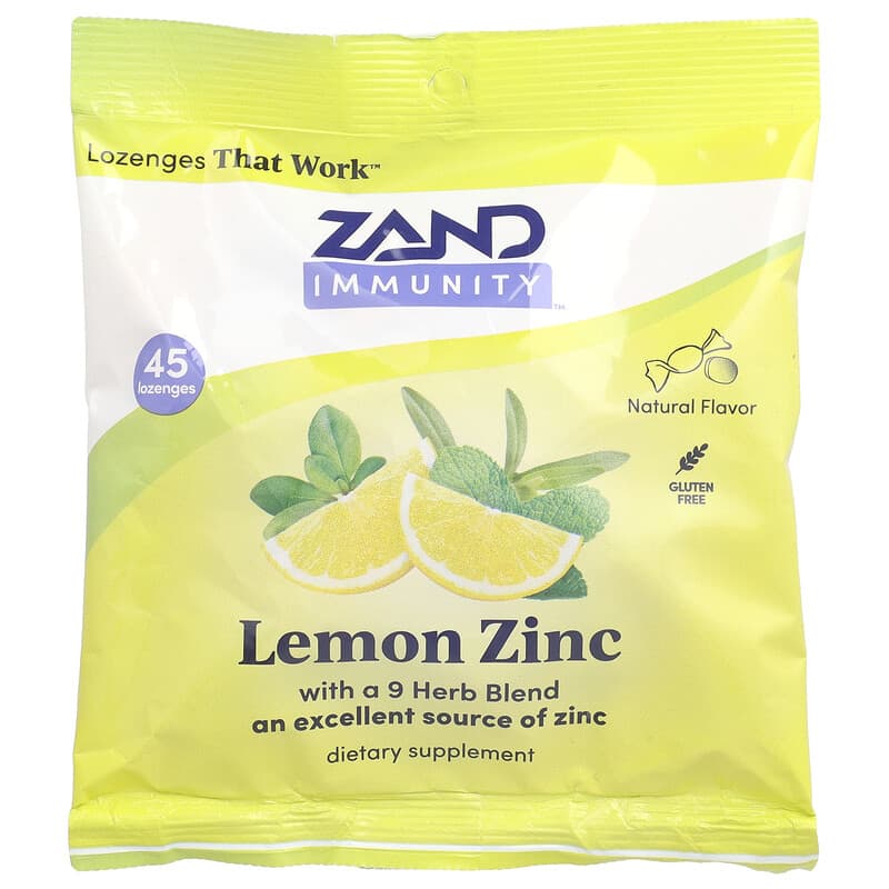 Zand Herbal Lemon Zinc 45lz