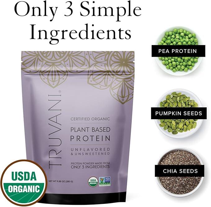 Truvani Plant Protein Unflavored 9oz