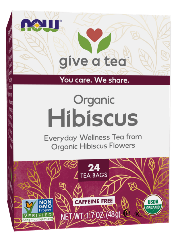 Now Hibiscus Tea Organic 24bg